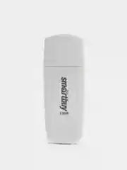 Белый флеш-накопитель SmartBuy, флешка USB 2.0, 8, 16, 32, 64 ГБ
