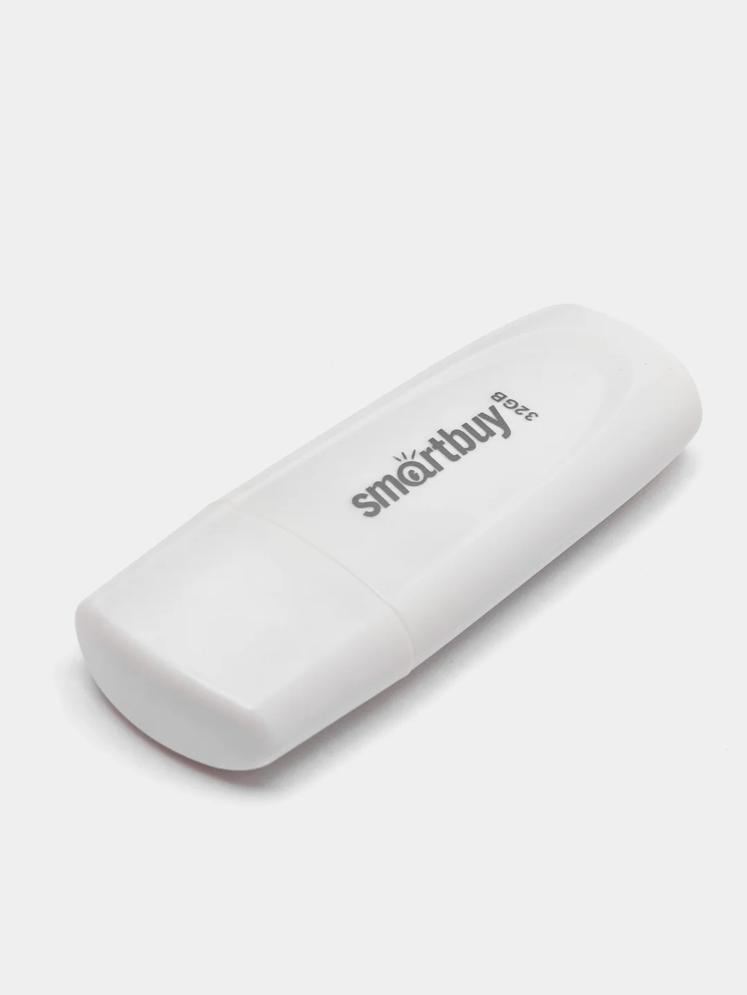 Белый флеш-накопитель SmartBuy, флешка USB 2.0, 8, 16, 32, 64 ГБ