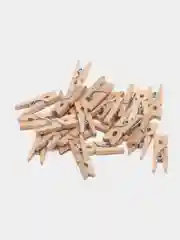Прищепки деревянные Доляна, 2,5 см, 24 штуки