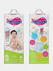 Подгузники-трусики MANUOKI, размер XL, 12+ кг, 38 штук