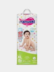 Подгузники-трусики MANUOKI, размер XL, 12+ кг, 38 штук