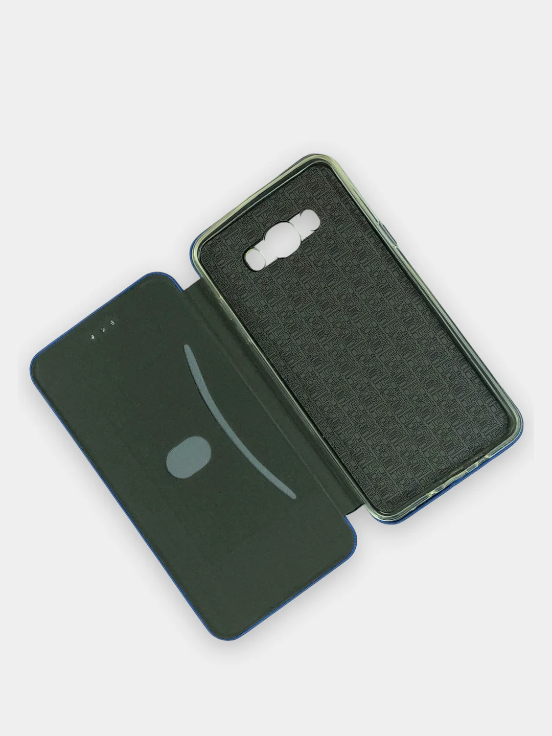 Синий чехол книжка на Samsung Galaxy J7 2016 (J710), Самсунг Галакси Джи7 2016 (Джи710)