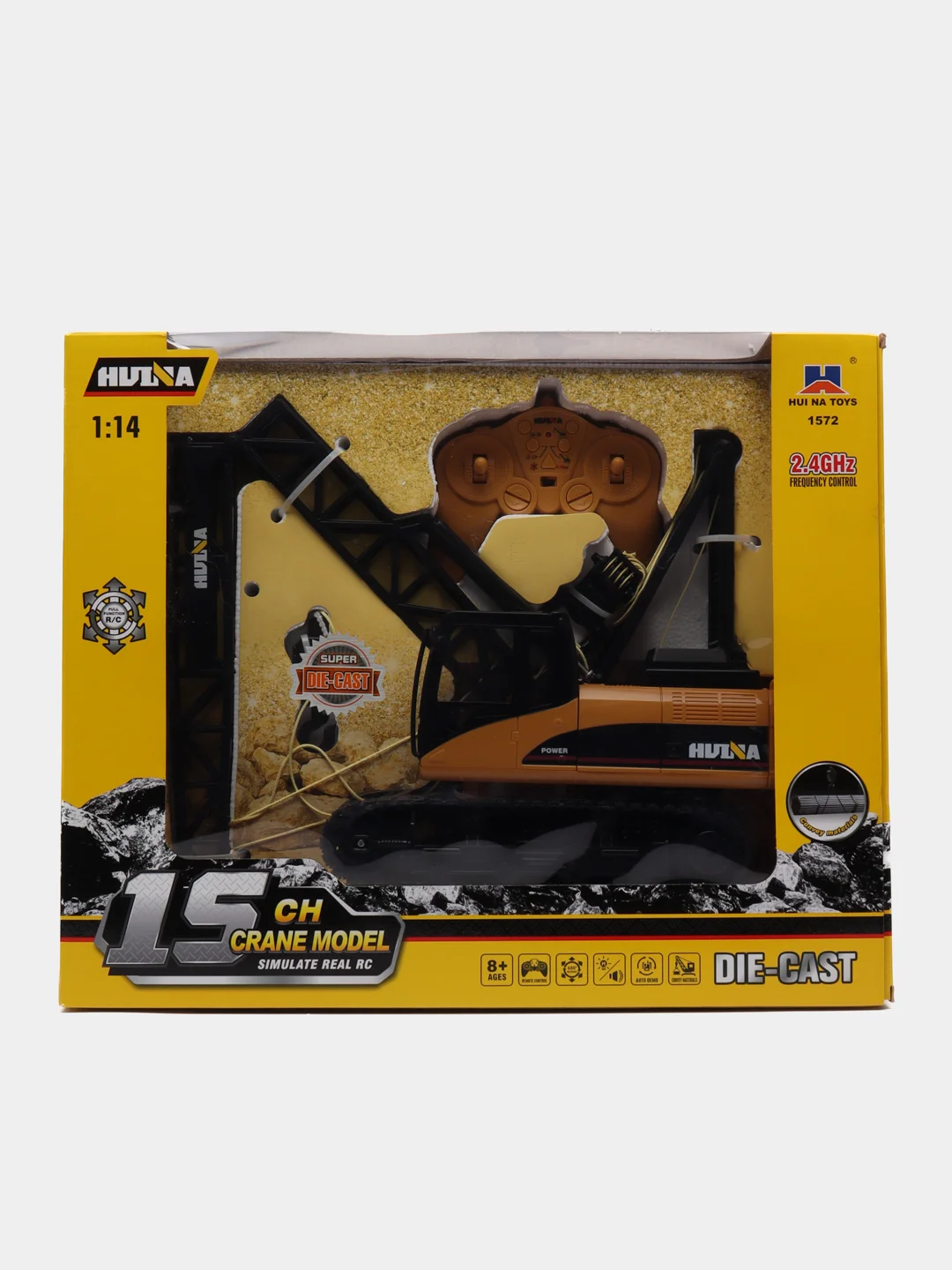 Радиоуправляемый кран HUI NA TOYS масштаб 1:14 2.4G