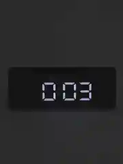 Белый настольные цифровые электронные часы