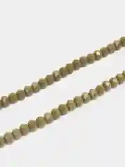 Зелёный хаки бусины стеклянные, бусины с гранями, 6мм