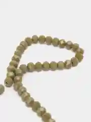 Зелёный хаки бусины стеклянные, бусины с гранями, 6мм