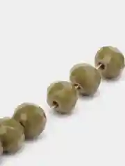 Зелёный хаки бусины стеклянные, бусины с гранями, 6мм