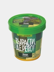 Набор для выращивания растений ВЫРАСТИ ДЕРЕВО!  (банка, грунт, семена)