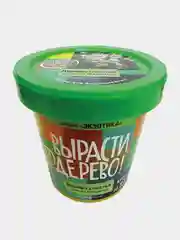 Набор для выращивания растений ВЫРАСТИ ДЕРЕВО!  (банка, грунт, семена)