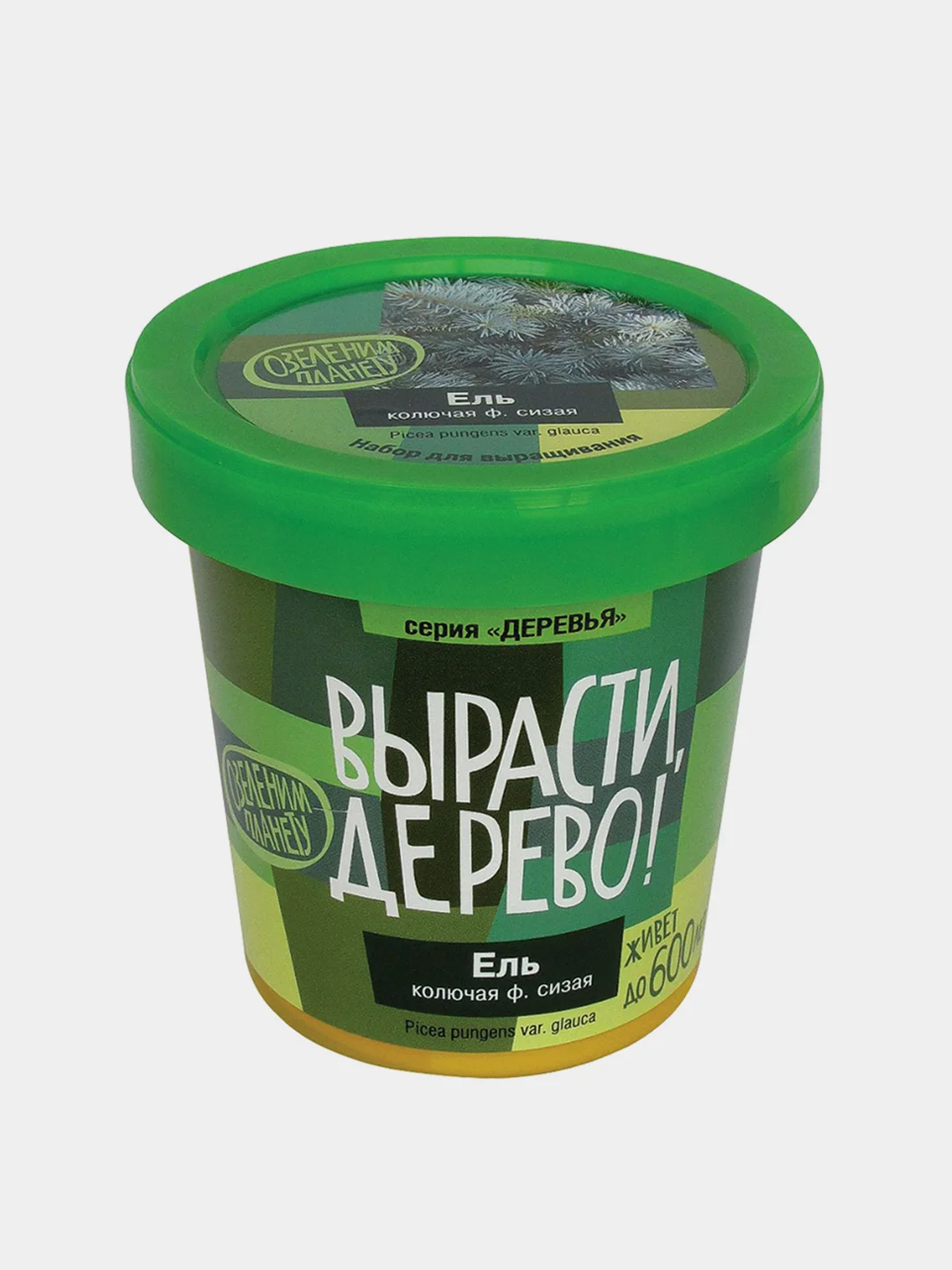 Набор для выращивания растений ВЫРАСТИ ДЕРЕВО!  (банка, грунт, семена)