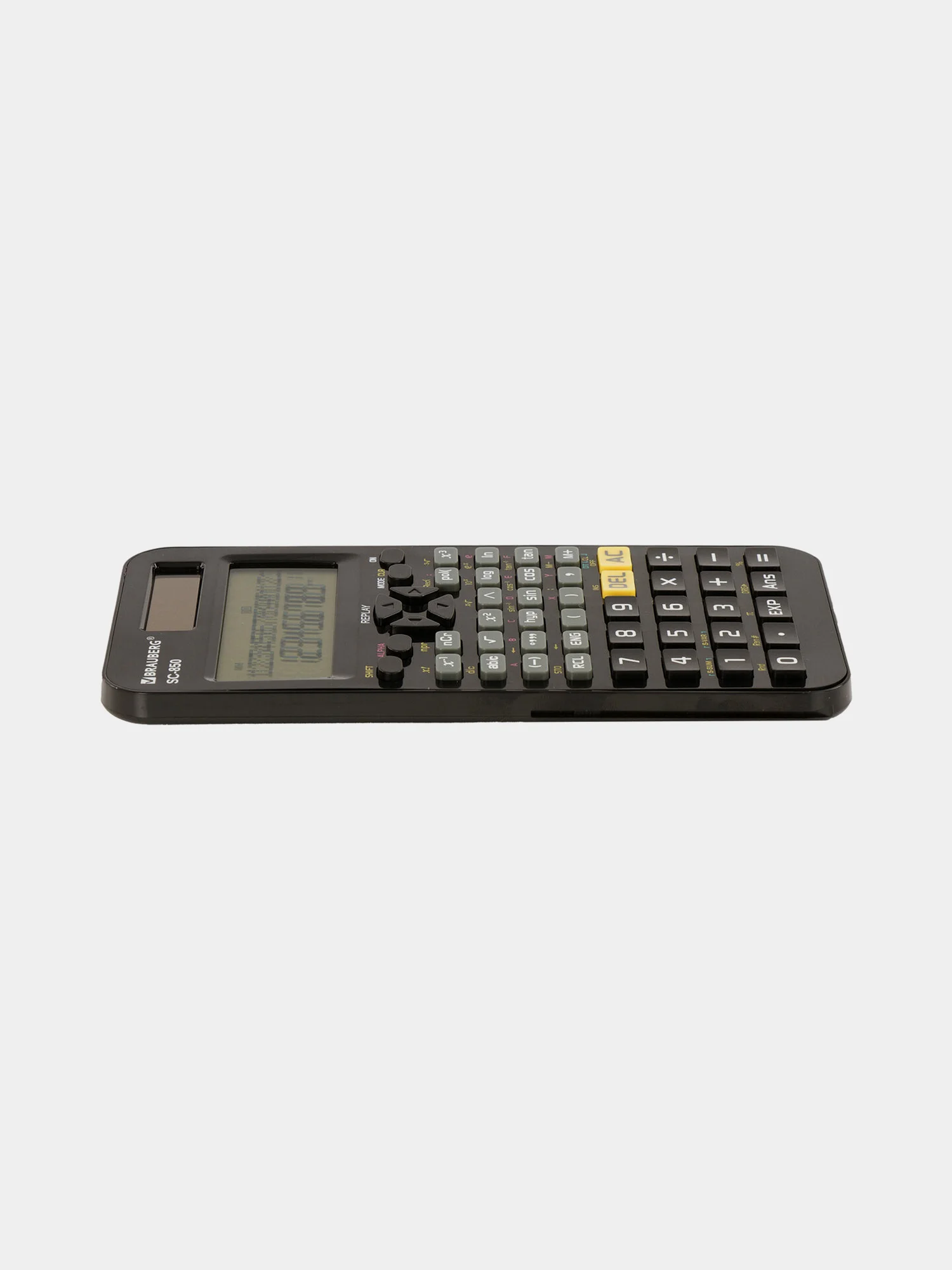 Калькулятор инженерный двухстрочный BRAUBERG SC-850, 240 функций, 10+2 разр, дв.пит,ЧЕРНЫЙ