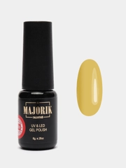 Гель-лак для ногтей Majorik Coler 18, 8г желтый лак для маникюра и педикюра