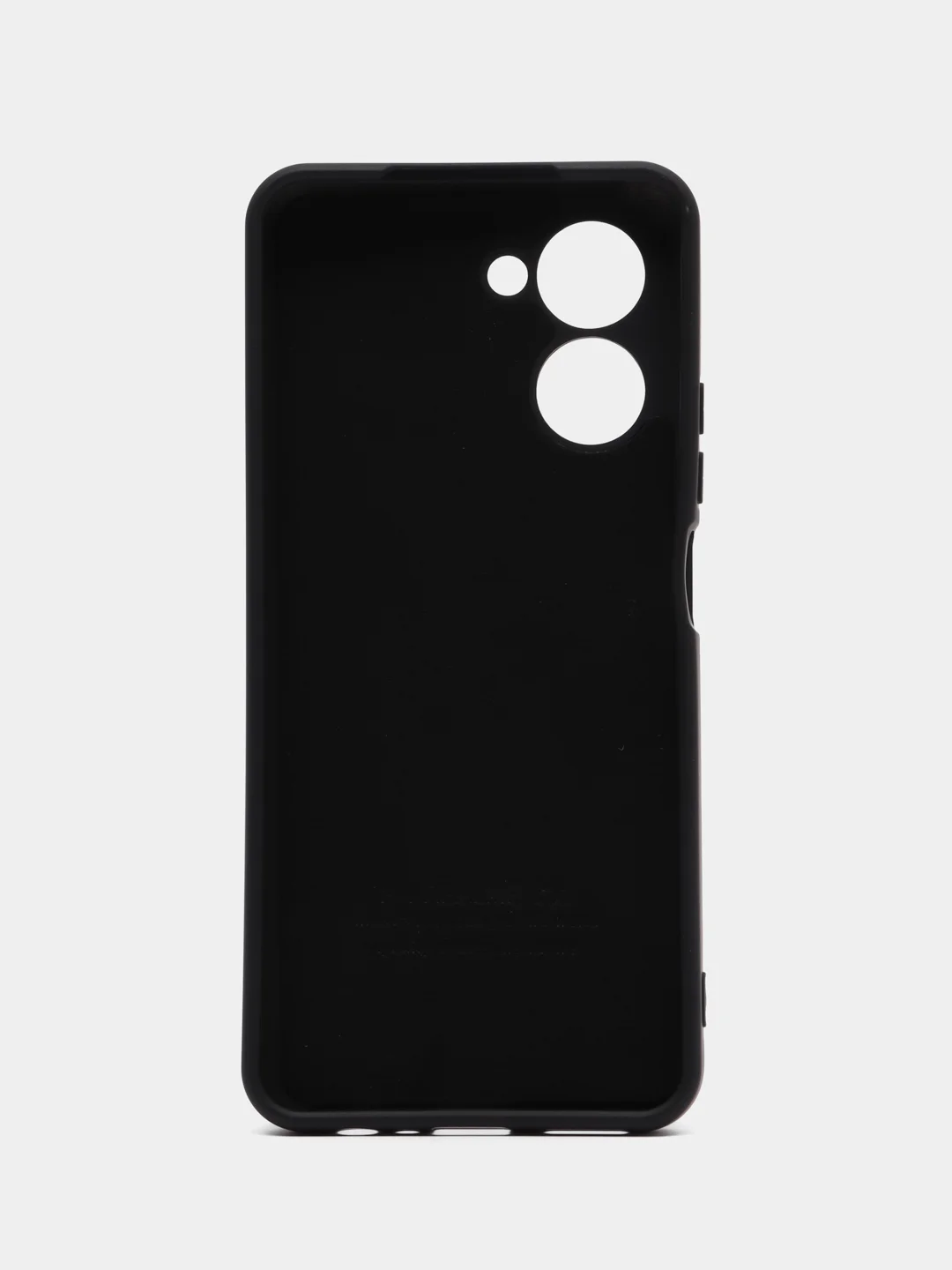 Черный чехол силиконовый для Realme C33 / Реалми С33