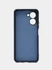 Темно-синий чехол силиконовый для Realme C33 / Реалми С33