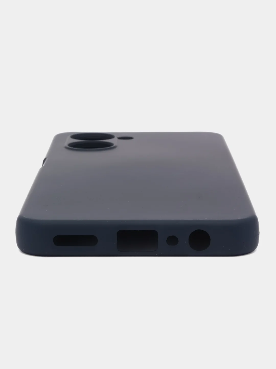 Темно-синий чехол силиконовый для Realme C33 / Реалми С33