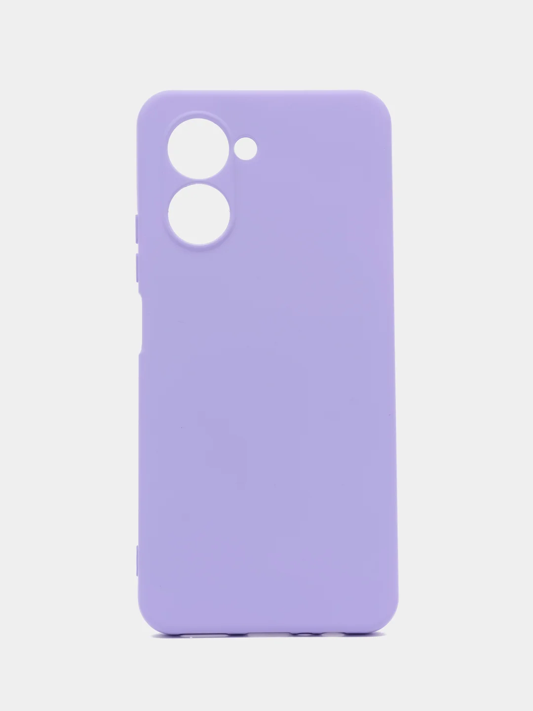 Лавандовый чехол силиконовый для Realme C33 / Реалми С33