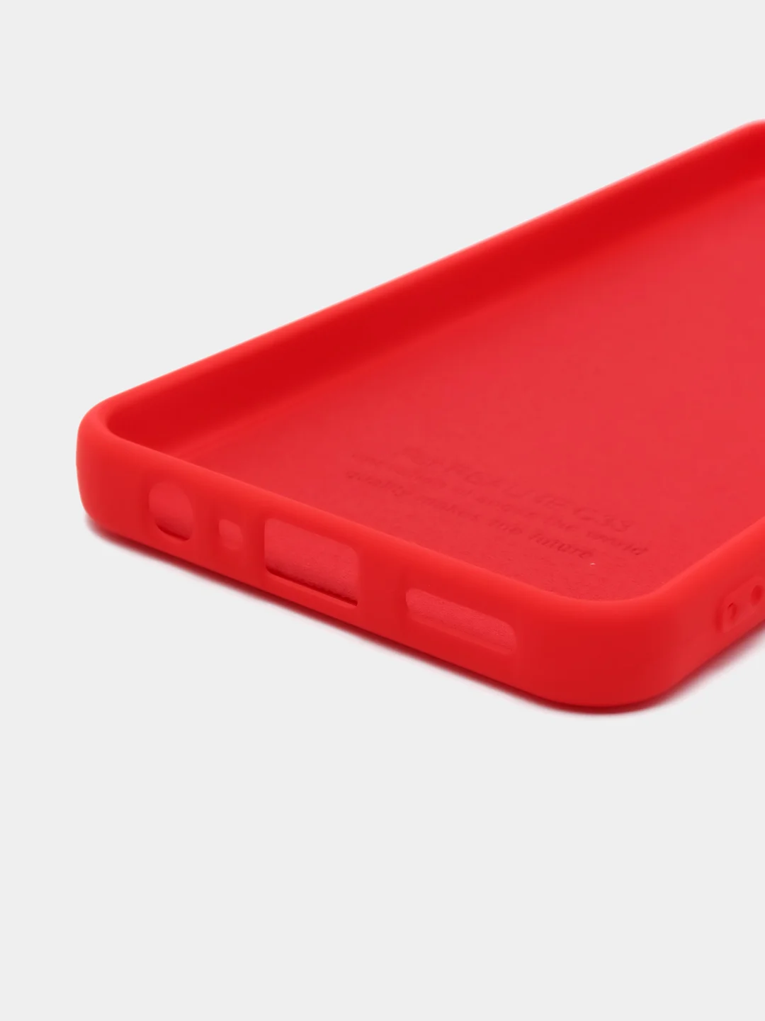Бирюзовый чехол силиконовый для Realme C33 / Реалми С33