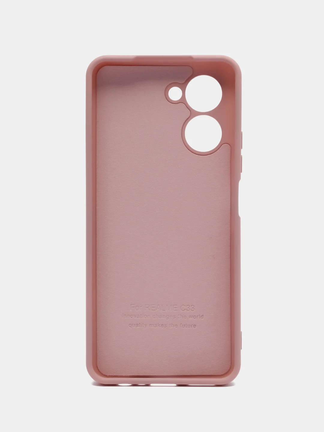 Пудровый чехол силиконовый для Realme C33 / Реалми С33