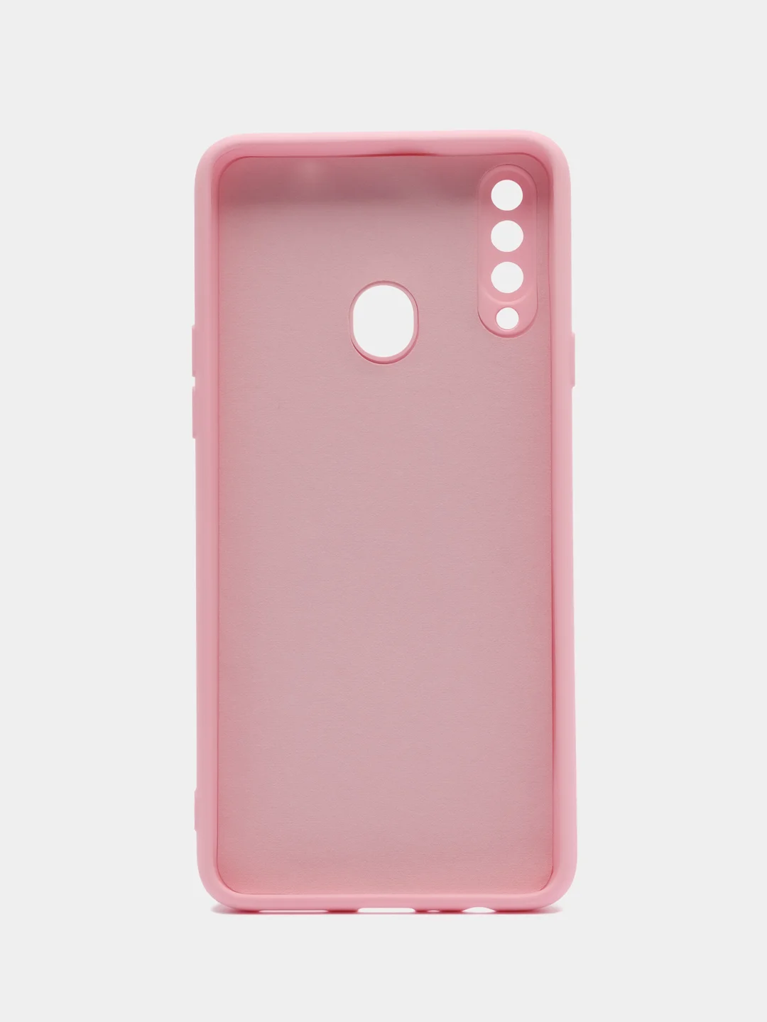 Розовый чехол силиконовый для Samsung Galaxy A20s, Самсунг Галакси А20с, Silicone Cover