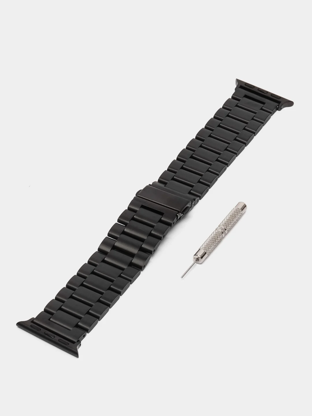 Черный ремешок для смарт-часов Apple Watch, стальной, 38-49 мм