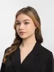 Серьги женские, кольца, геометрия, женская бижутерия