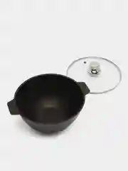 Золотой казан для плова с крышкой, 4 л, 6 л