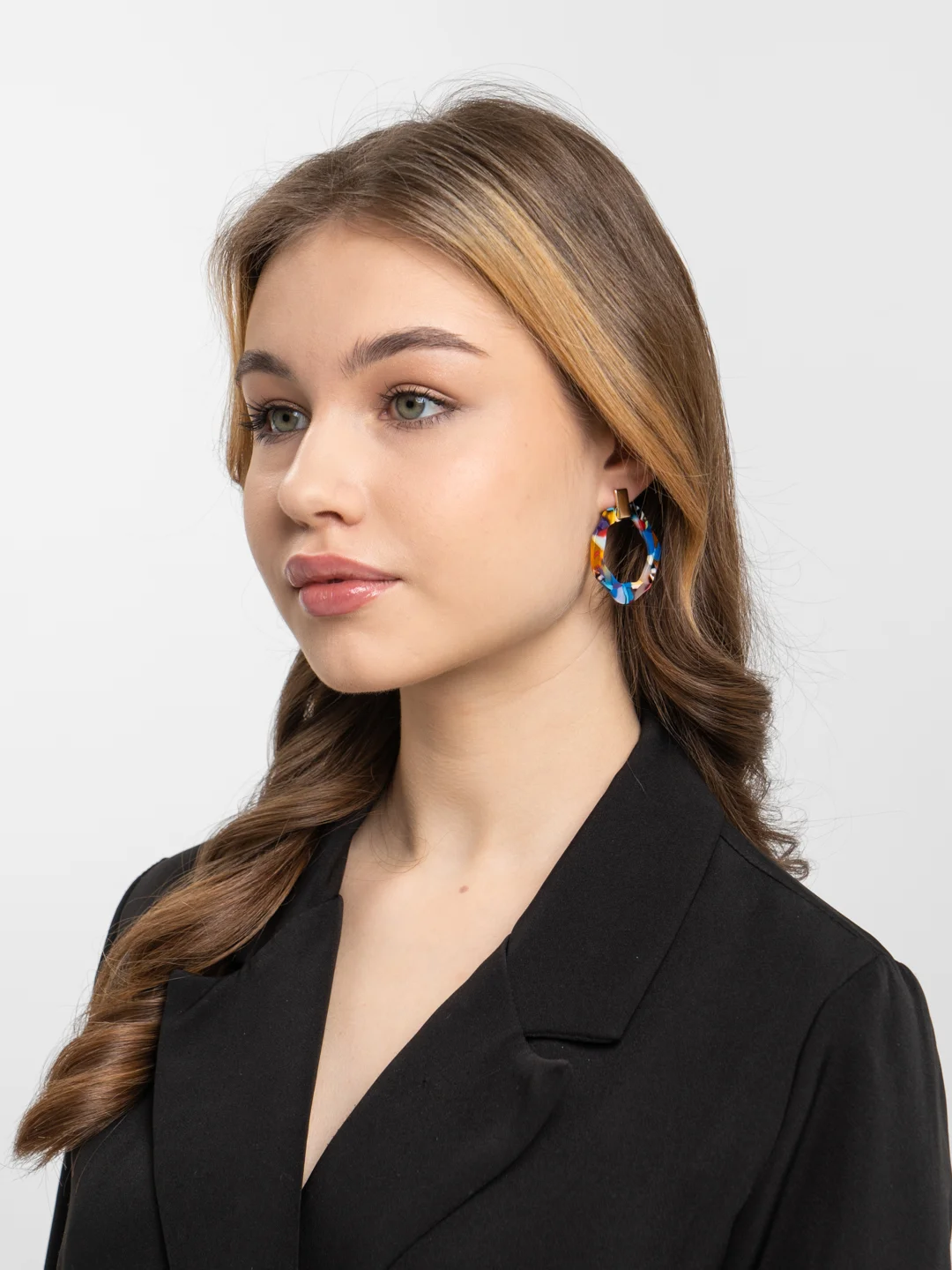 Серьги женские длинные бижутерия вечерние