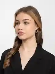 Серьги женские, кольца, геометрия, женская бижутерия