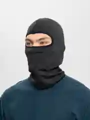 Черный балаклава подшлемник утепленная