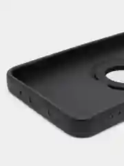 Угольный чехол Xiaomi Redmi 9A, Сяоми Редми 9А силиконовый магнитный с кольцом iFace