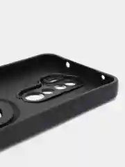 Угольный чехол Xiaomi Redmi Note 8 Pro, Сяоми Редми Нот 8 Про, силиконовый с кольцом iFace