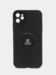 Чехол Apple iPhone 11 силиконовый с кольцом iFace