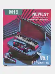 Беспроводные наушники TWS M19 Bluetooth, с Power Bank