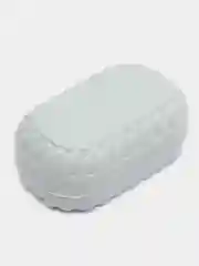 Желтый мыльница закрытая, дорожная
