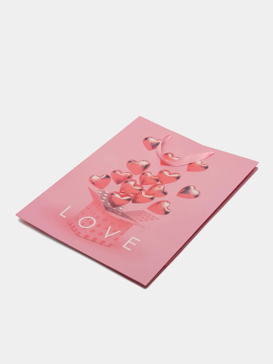 Пакет подарочный "LOVE", ламинированный, 31 х 40 х 11,5 см