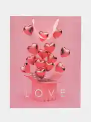 Пакет подарочный "LOVE", ламинированный, 31 х 40 х 11,5 см