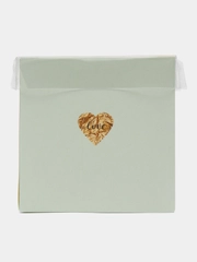 Коробка для цветов с PVC крышкой "Love", 12 х 12 х 12 см