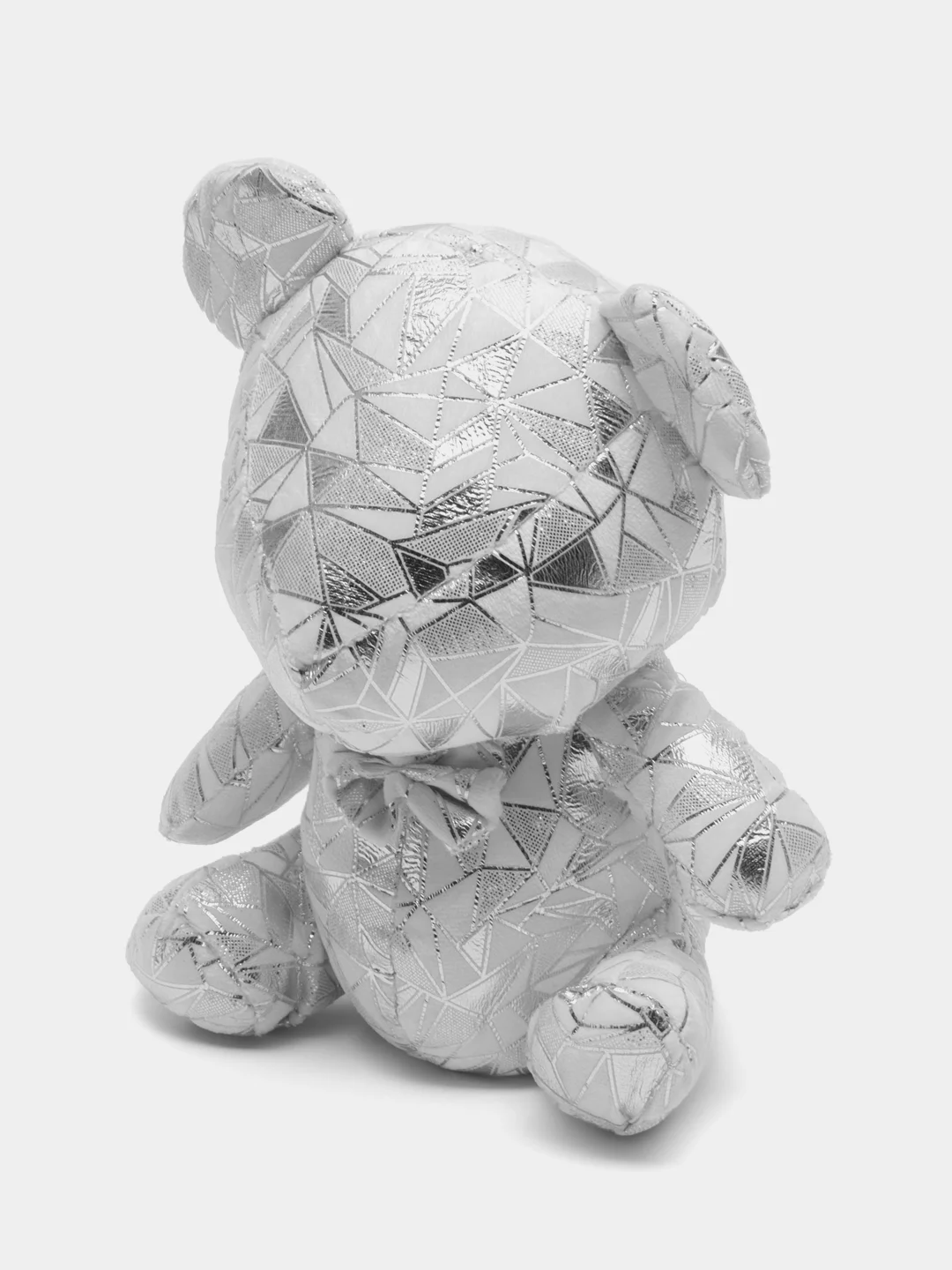 Серебряный мягкая игрушка "Мишка", 35 см