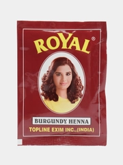 Натуральная индийская хна для окрашивания волос Royal, 7 шт