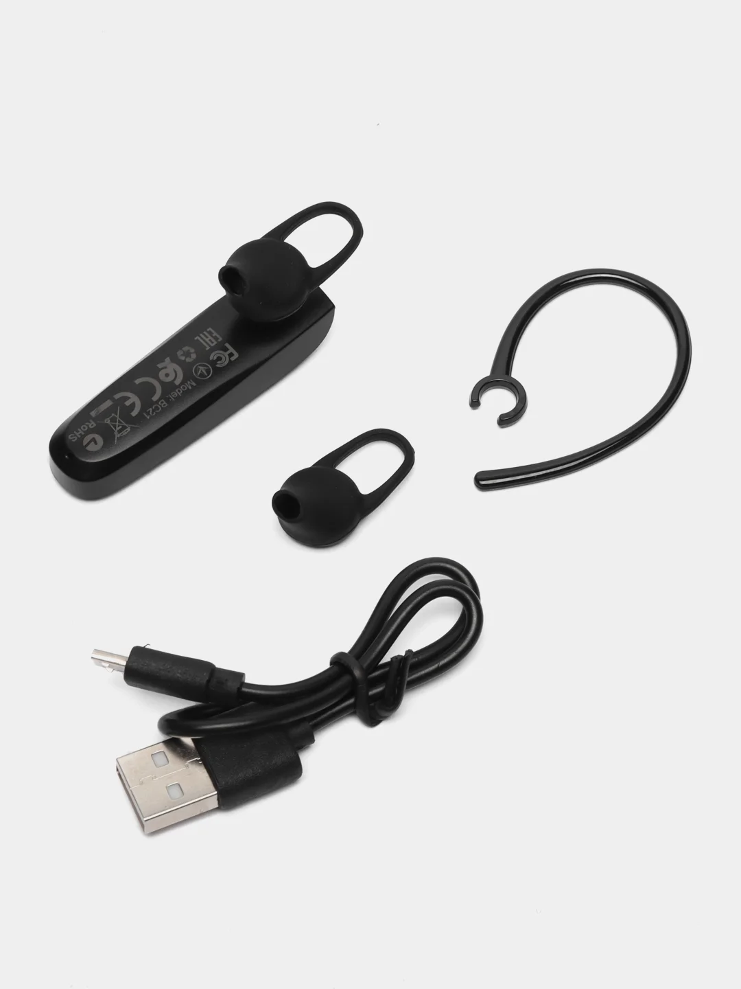 Черный bluetooth-гарнитура Borofone BC21