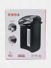 Черный электрический термопот BQ TP521, чайник-термопот 5л / 900 Вт, 2 СПОСОБА ПОДАЧИ ВОДЫ