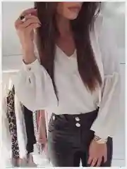 Белый блузка женская Tiffan