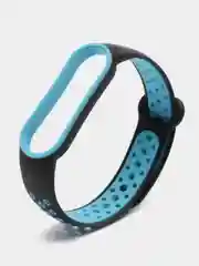 Спортивный ремешок для Xiaomi Mi Band 5 6 браслет силиконовый ксяоми ми банд фитнес часы
