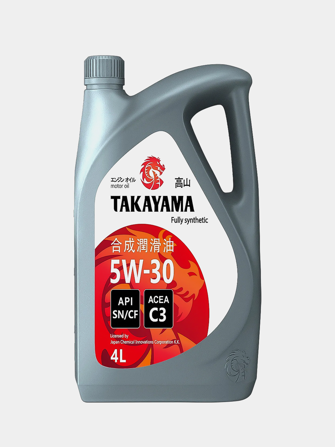 Sae 5w30 api sn cf. Takayama Motor Oil. SAE 5w30 API SN/SN+ACEA a5/b5 "Rhinoil".