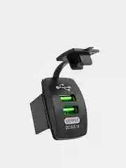 Зеленый врезная автомобильная usb розетка разъем для авто в машину