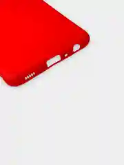 Алый чехол Samsung Galaxy A72, Самсунг Галакси А72 силиконовый