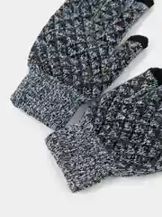Серый перчатки сенсорные утепленные IWINTER, мужские и женские