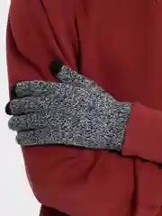 Серый перчатки сенсорные утепленные IWINTER, мужские и женские
