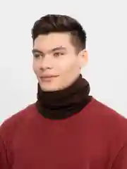 Коричневый снуд флисовый, унисекс