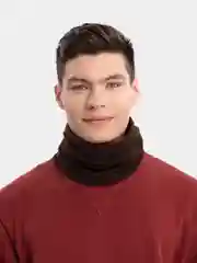 Коричневый снуд флисовый, унисекс